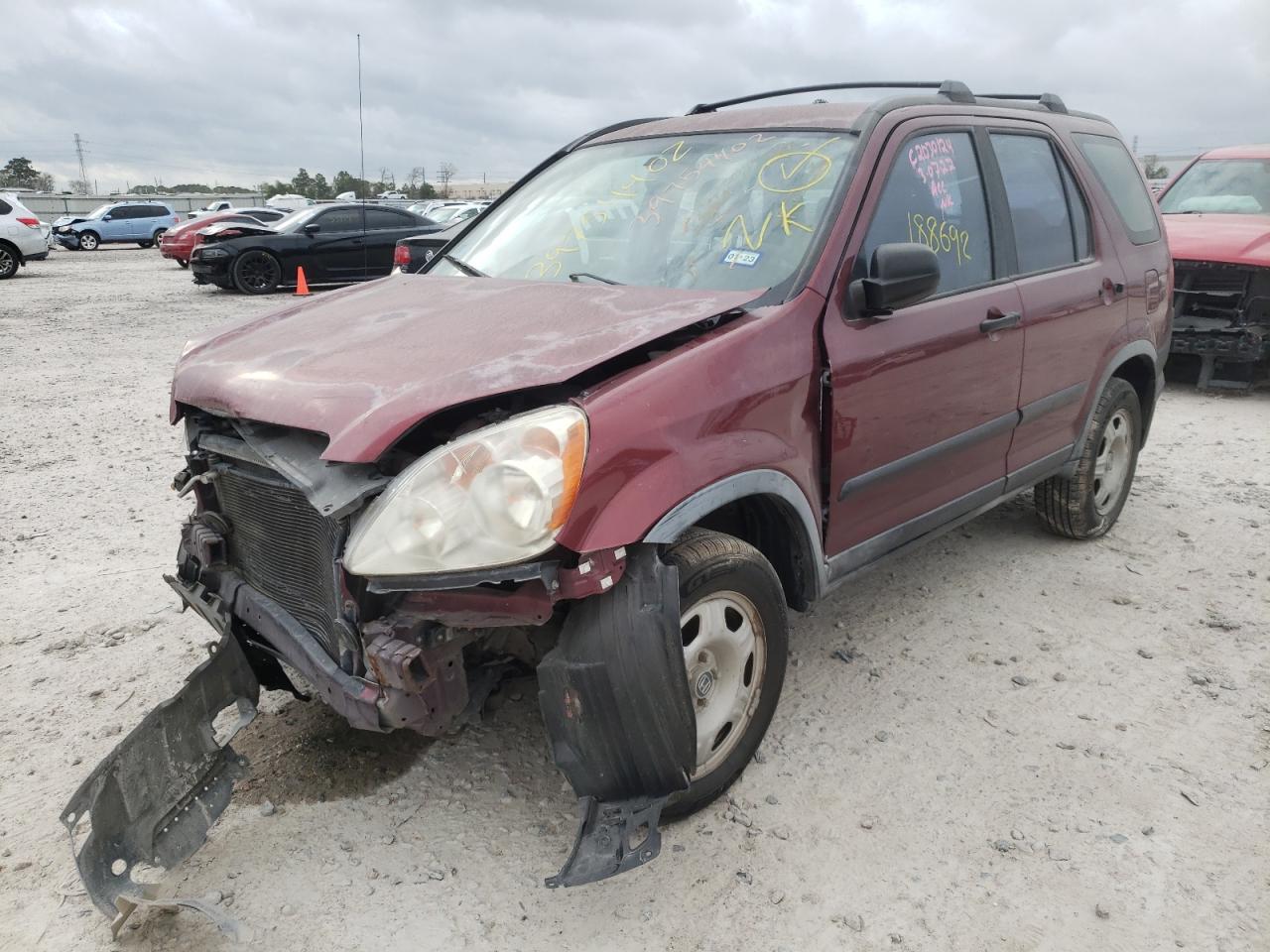 Photo 2 from auction – 2006 HONDA CR-V LX with VIN JHLRD68546C005257