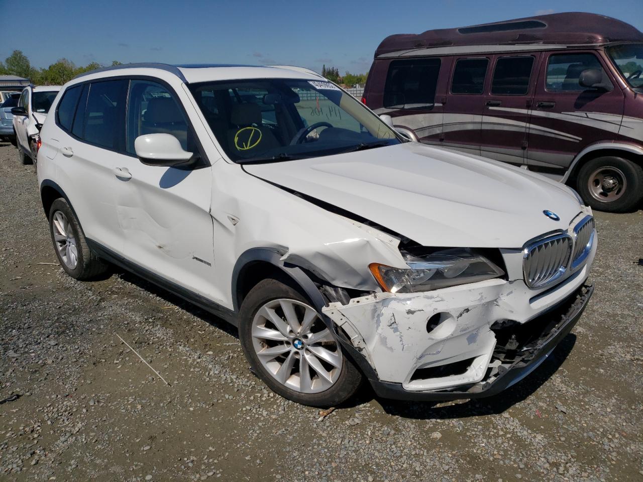 BMW X3 XDRIVE2 2014 with VIN 5UXWX9C58E0D25439 - Photo from auction