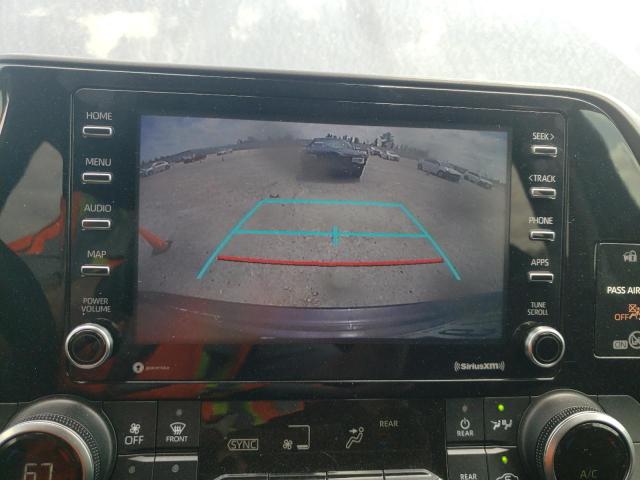 Photo 9 from auction – 2020 TOYOTA HIGHLANDER with VIN 5TDCZRBH9LS519320