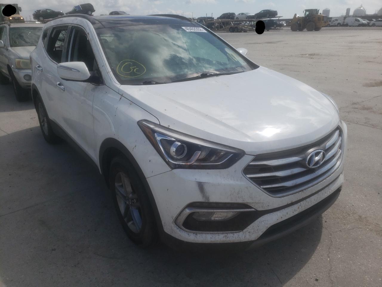 HYUNDAI SANTA FE S 2018 with VIN 5NMZU3LB4JH105474 - Photo from auction