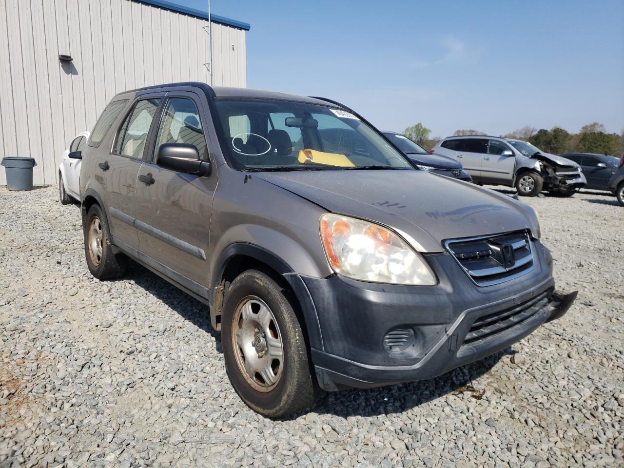 HONDA CR-V LX 2006 with VIN SHSRD68536U402273 - Photo from auction