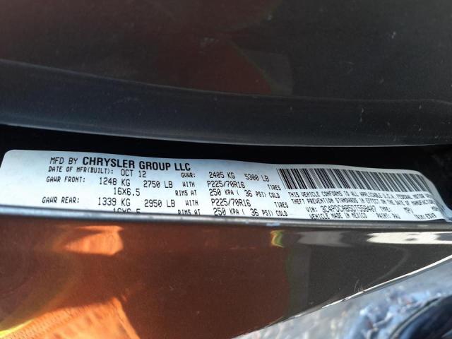 Photo 10 from auction – 2013 DODGE JOURNEY SE with VIN 3C4PDCAB5DT558407