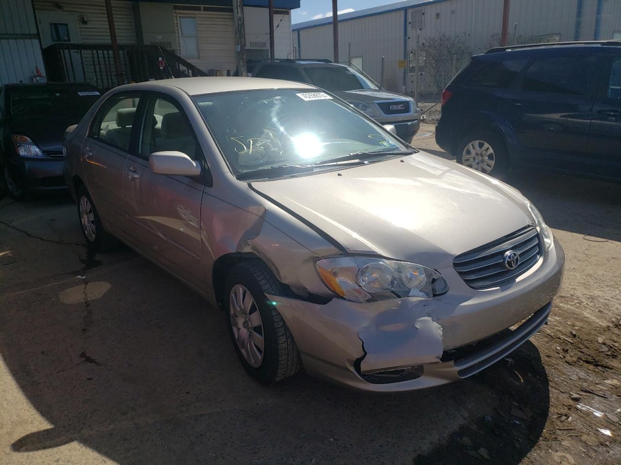 TOYOTA COROLLA CE 2003 with VIN 1NXBR32E43Z035688 - Photo from auction