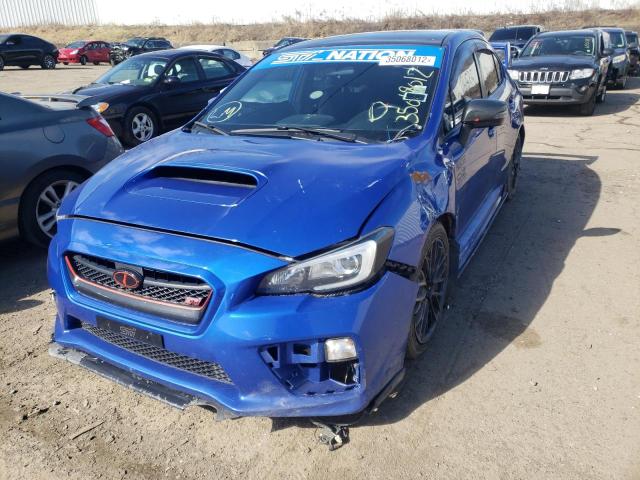 Photo 2 from auction – 2016 SUBARU WRX STI with VIN JF1VA2V63G9833945