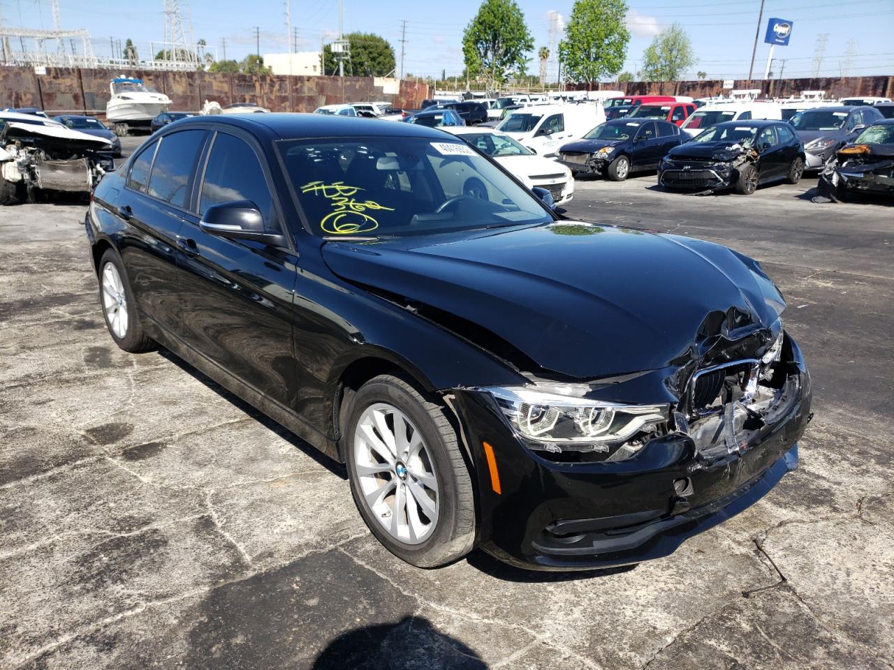 BMW 320 I 2018 with VIN WBA8A9C52JAH12596 - Photo from auction