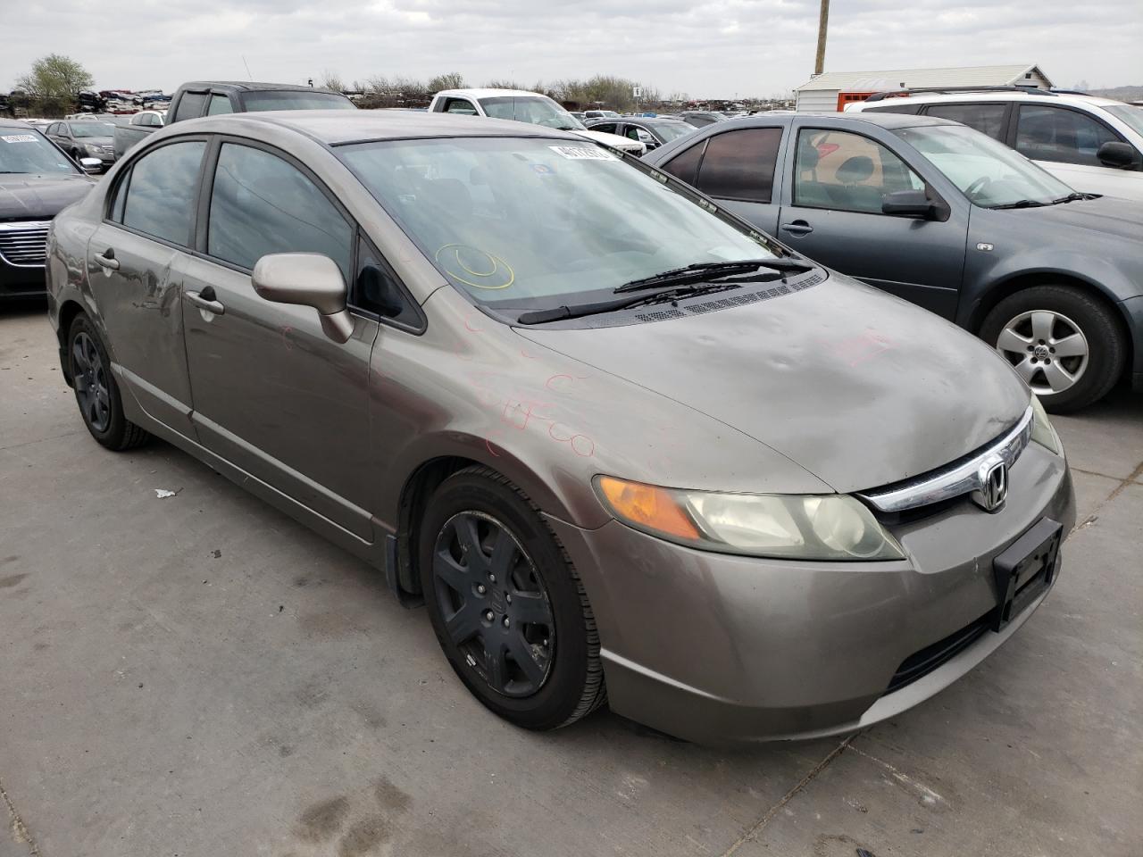 Photo 1 from auction – 2008 HONDA CIVIC LX with VIN 2HGFA16548H516385