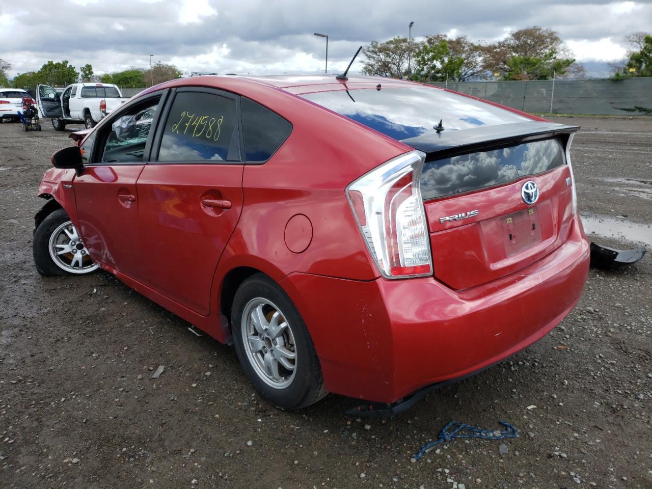 Photo 3 from auction – 2014 TOYOTA PRIUS with VIN JTDKN3DU5E1776456