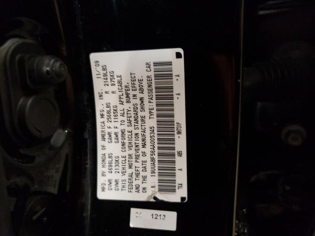 Photo 10 from auction – 2010 ACURA TL with VIN 19UUA8F56AA005345
