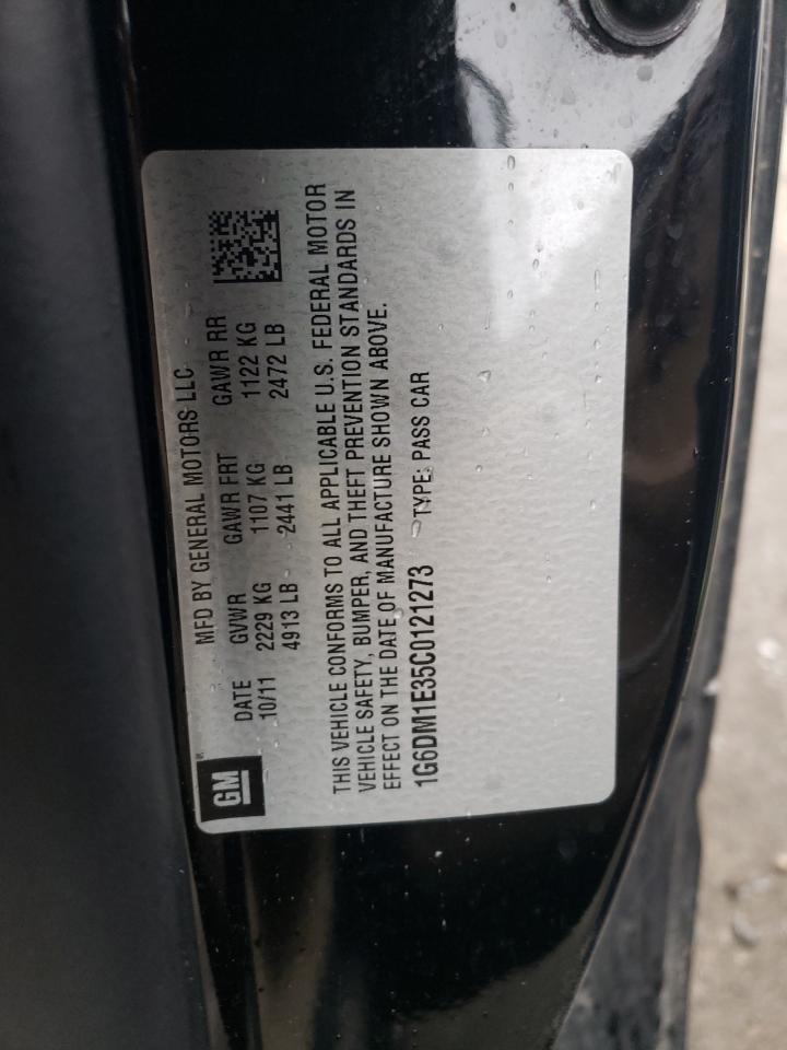 Photo 10 from auction – 2012 CADILLAC CTS PERFOR with VIN 1G6DM1E35C0121273