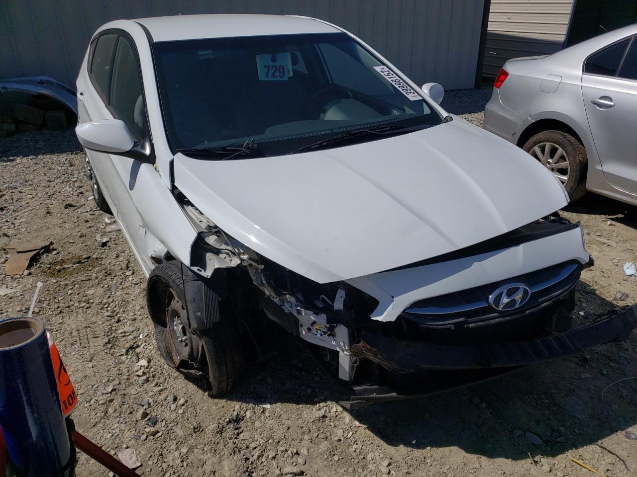 HYUNDAI ACCENT SE 2016 with VIN KMHCT5AE6GU255570 - Photo from auction
