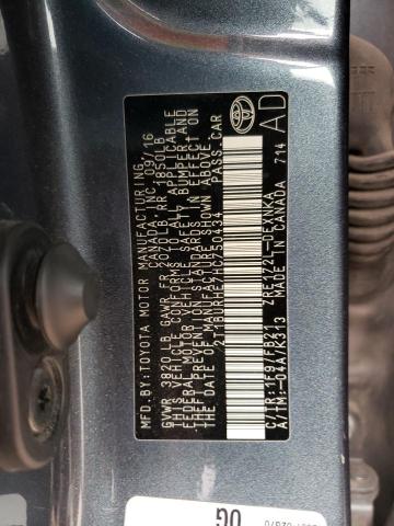 Photo 10 from auction – 2017 TOYOTA COROLLA L with VIN 2T1BURHE7HC750434