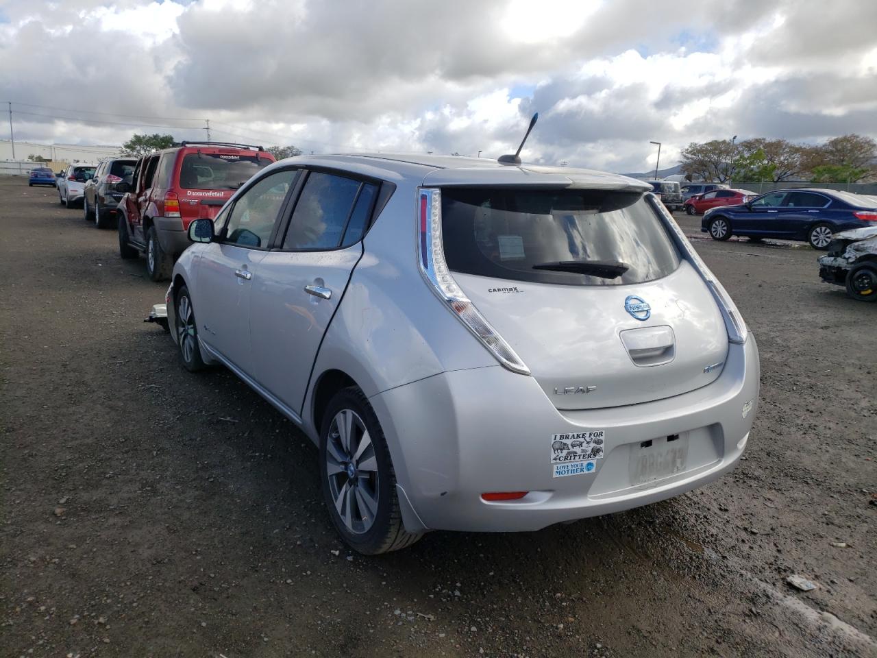 Photo 3 from auction – 2013 NISSAN LEAF S with VIN 1N4AZ0CP2DC404625