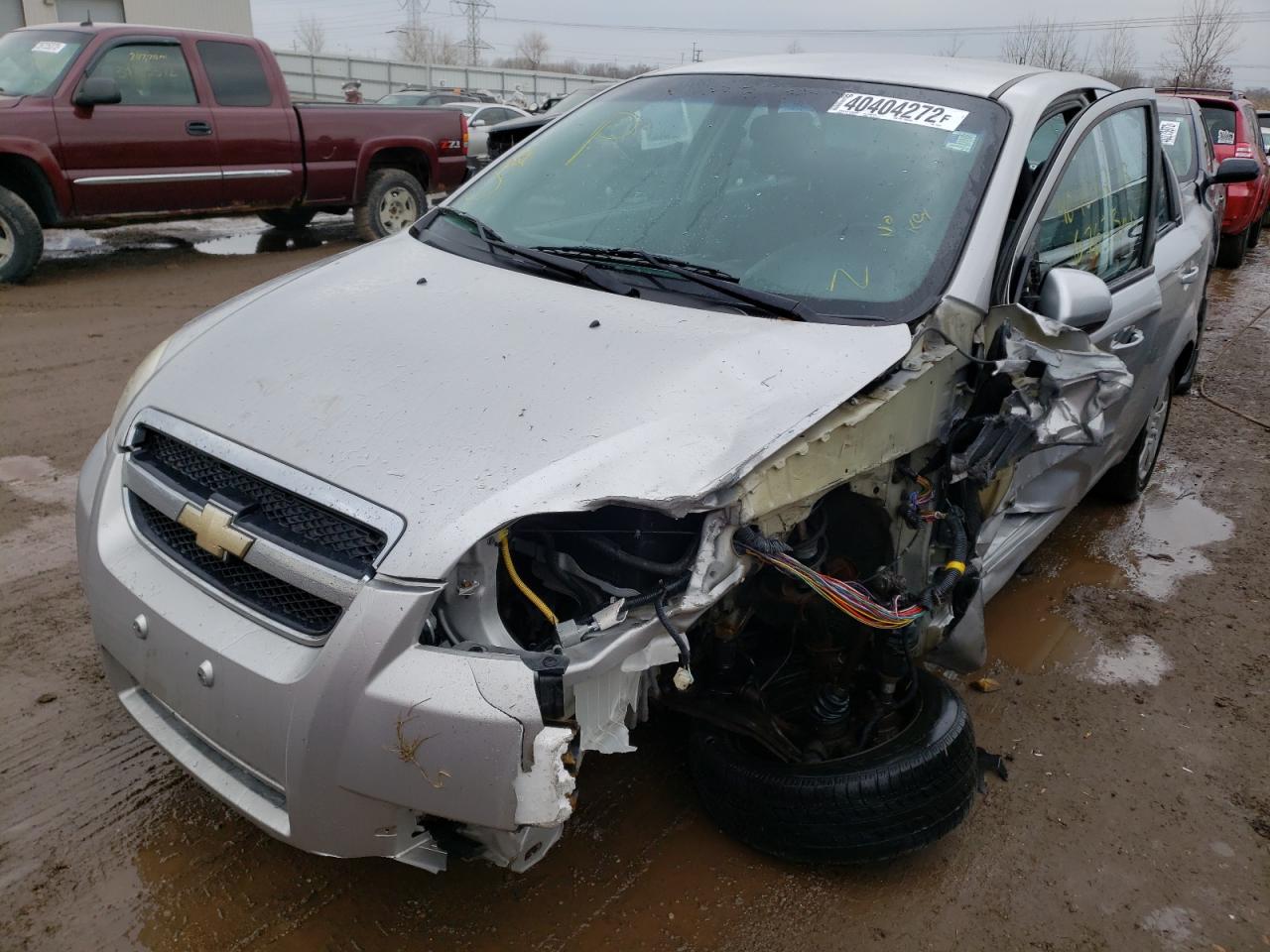 Photo 2 from auction – 2008 CHEVROLET AVEO BASE with VIN KL1TD56638B148595