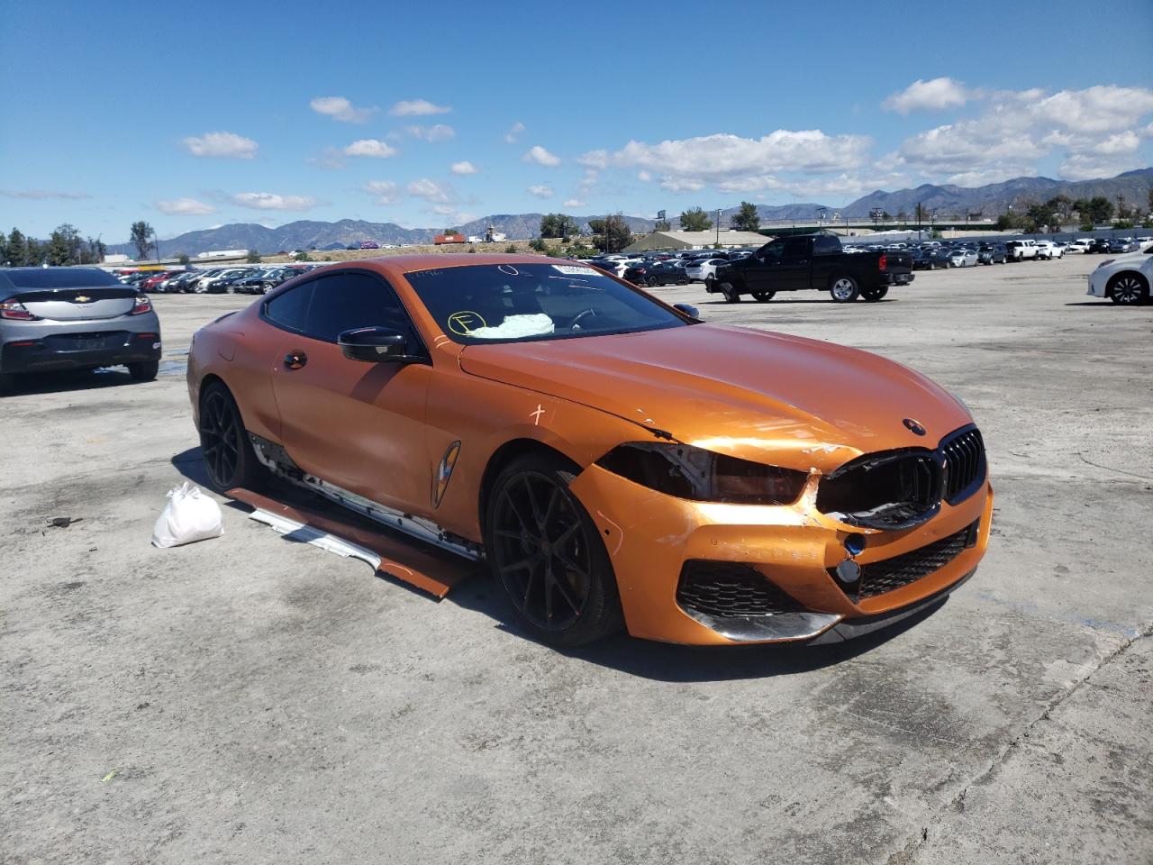 BMW M850XI 2019 with VIN WBABC4C55KBU96223 - Photo from auction