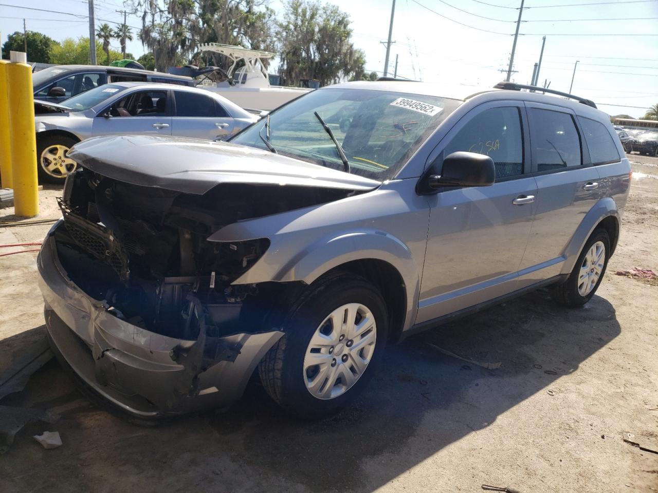 Photo 2 from auction – 2016 DODGE JOURNEY SE with VIN 3C4PDCABXGT139439