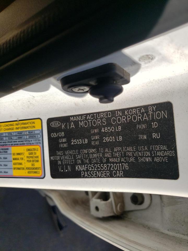Photo 10 from auction – 2008 KIA RONDO BASE with VIN KNAFG525587201176
