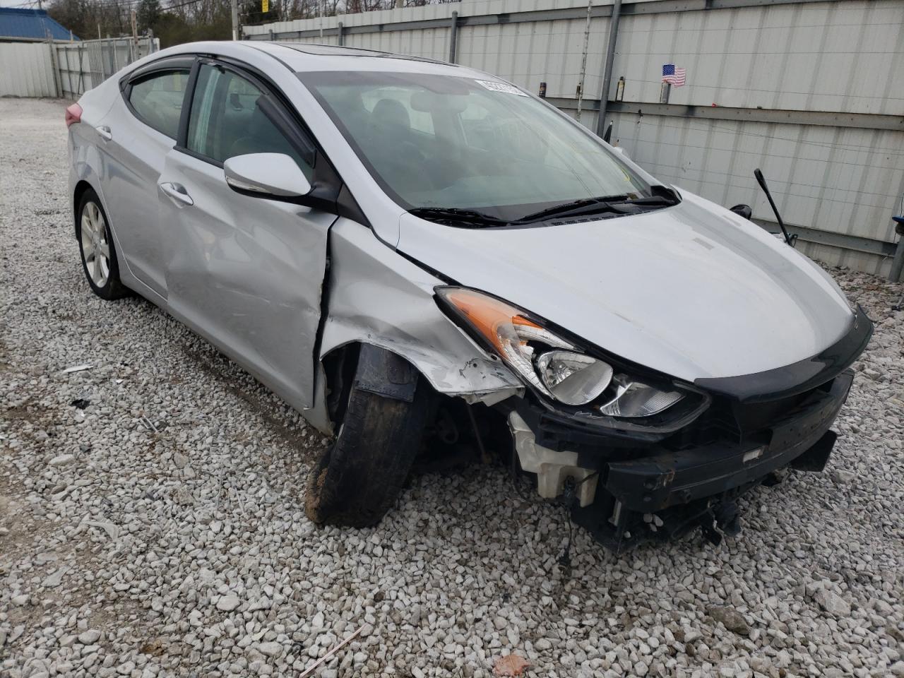HYUNDAI ELANTRA GL 2012 with VIN 5NPDH4AE6CH086465 - Photo from auction