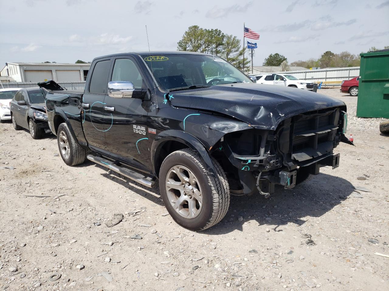 RAM 1500 LARAM 2017 with VIN 1C6RR7JT6HS578481 - Photo from auction
