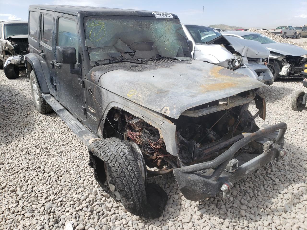 JEEP WRANGLER U 2012 with VIN 1C4BJWEG5CL228318 - Photo from auction