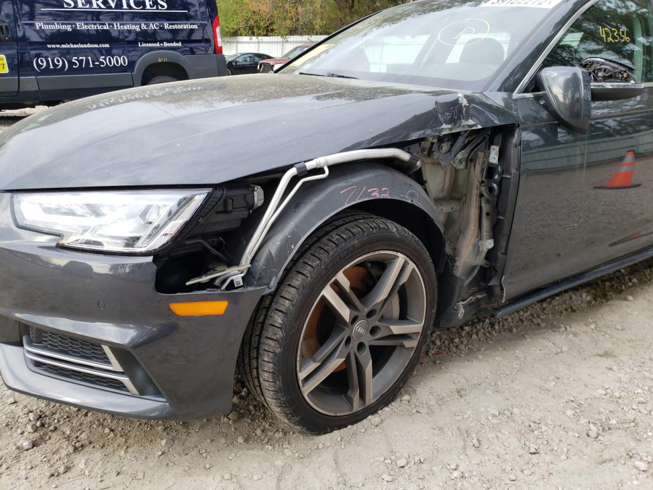 Photo 9 from auction – 2018 AUDI A4 PREMIUM with VIN WAUENAF42JA047675