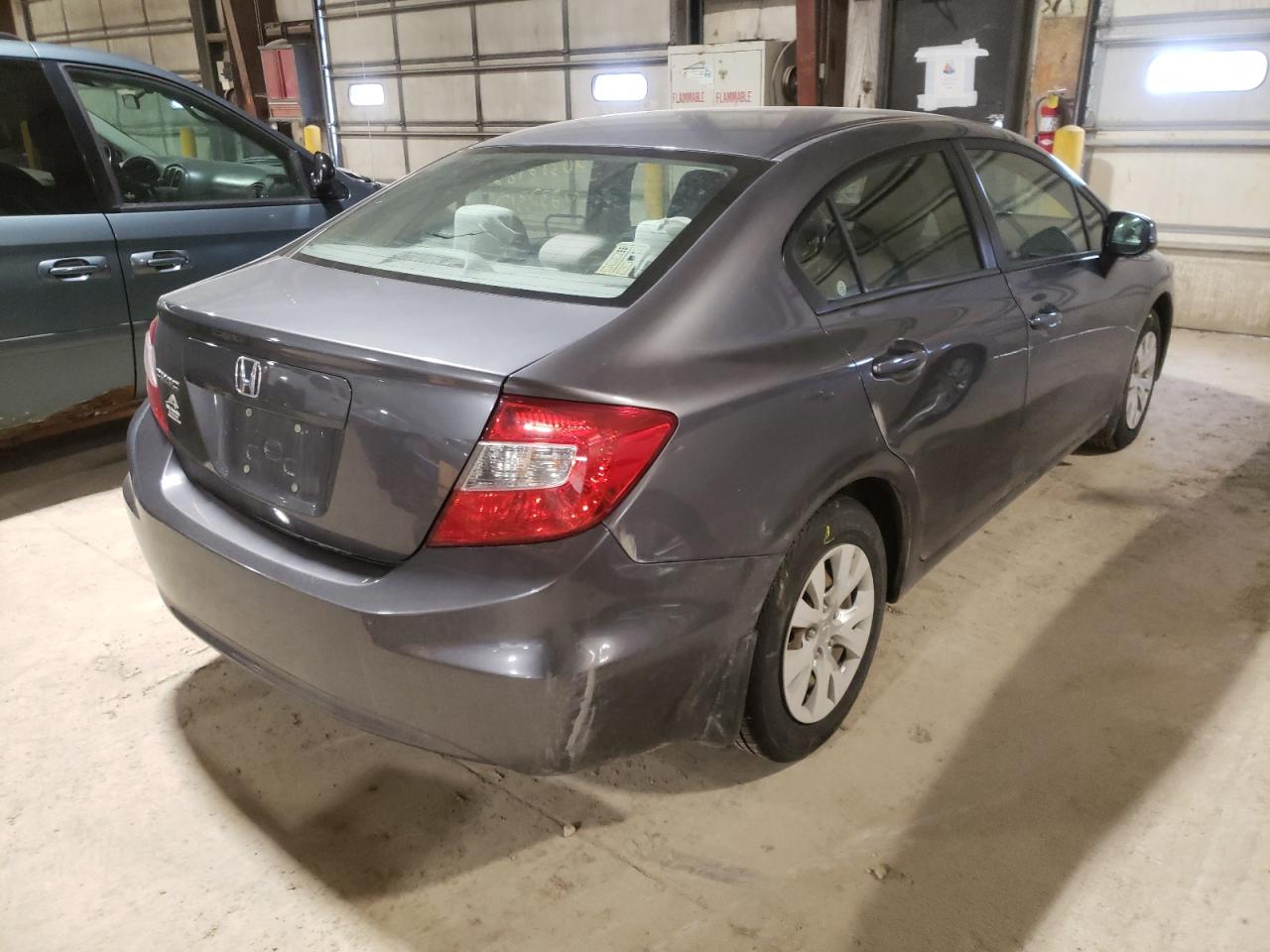 Photo 4 from auction – 2012 HONDA CIVIC LX with VIN 19XFB2F52CE035346