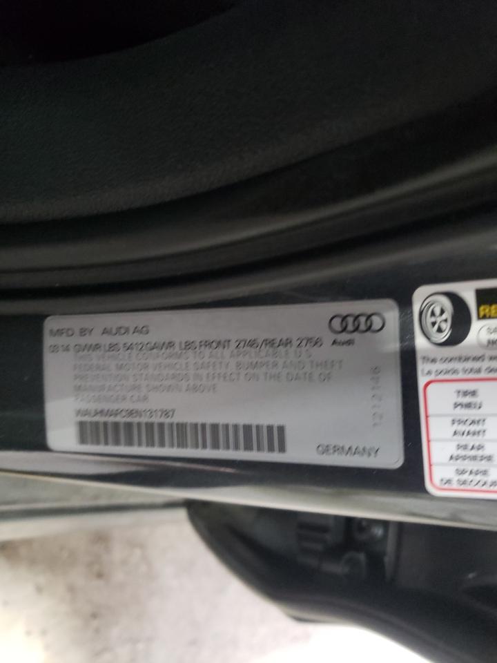 Photo 10 from auction – 2014 AUDI A6 PRESTIG with VIN WAUHMAFC9EN131787