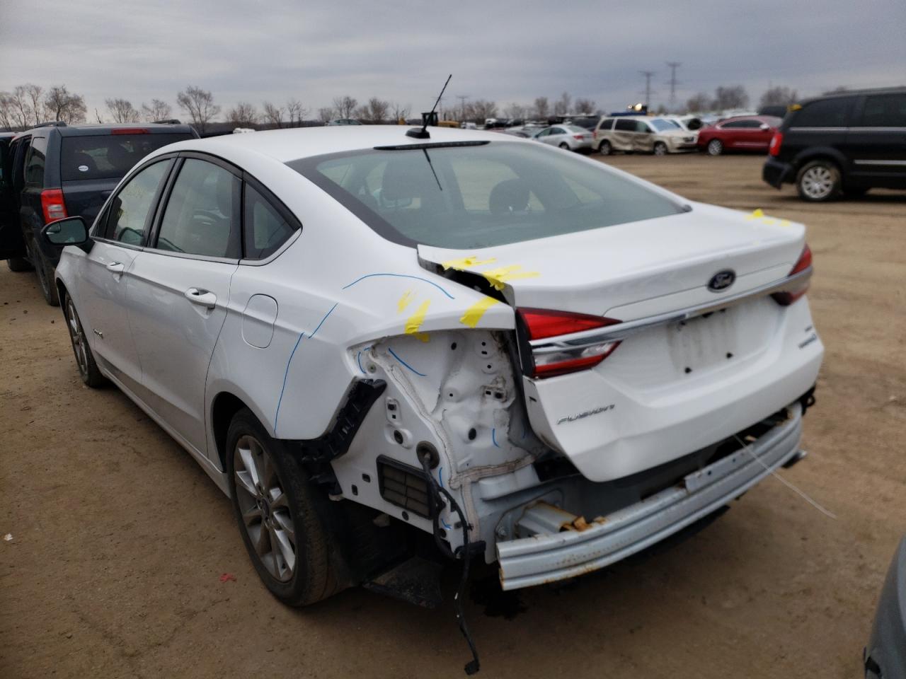 Photo 3 from auction – 2017 FORD FUSION SE with VIN 3FA6P0LU9HR385760