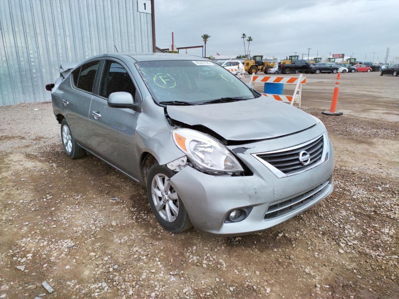 NISSAN VERSA S 2013 with VIN 3N1CN7AP4DL848221 - Photo from auction