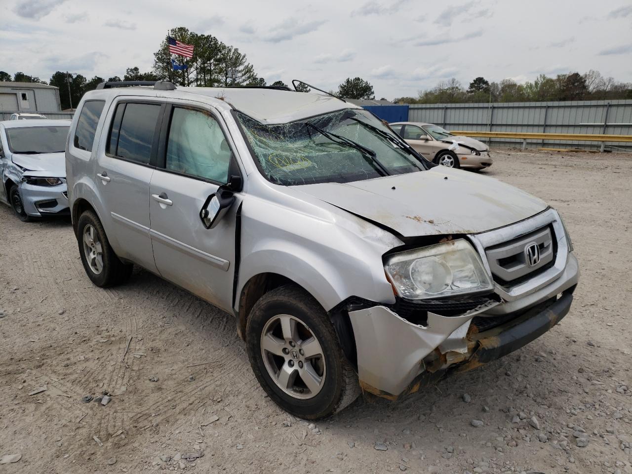 HONDA PILOT EX 2010 with VIN 5FNYF3H42AB021400 - Photo from auction