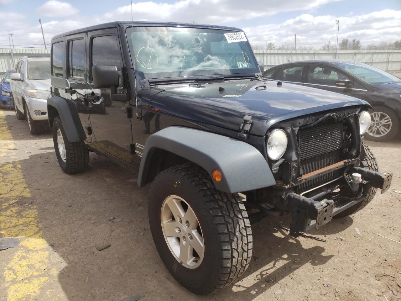 JEEP WRANGLER U 2013 with VIN 1C4HJWDG6DL654869 - Photo from auction