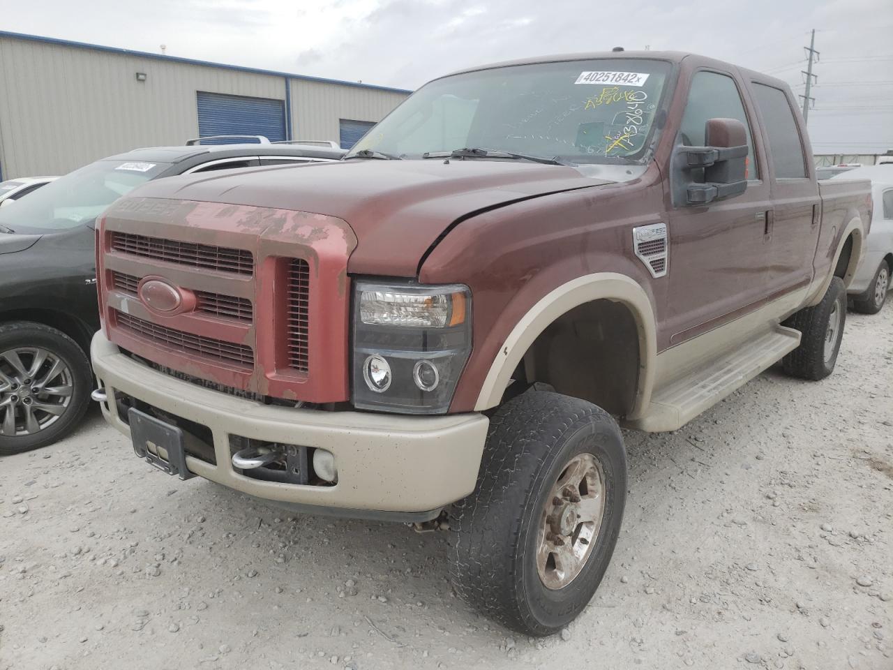 Photo 2 from auction – 2008 FORD F250 SUPER with VIN 1FTSW21R68EA38640