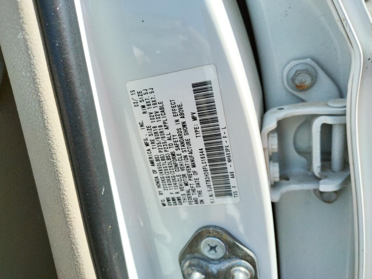 Photo 10 from auction – 2015 ACURA RDX with VIN 5J8TB3H38FL016544