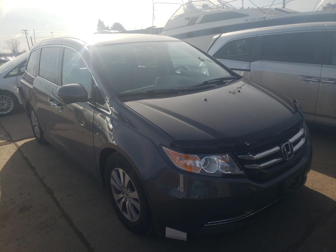 HONDA ODYSSEY EX 2015 with VIN 5FNRL5H6XFB130656 - Photo from auction