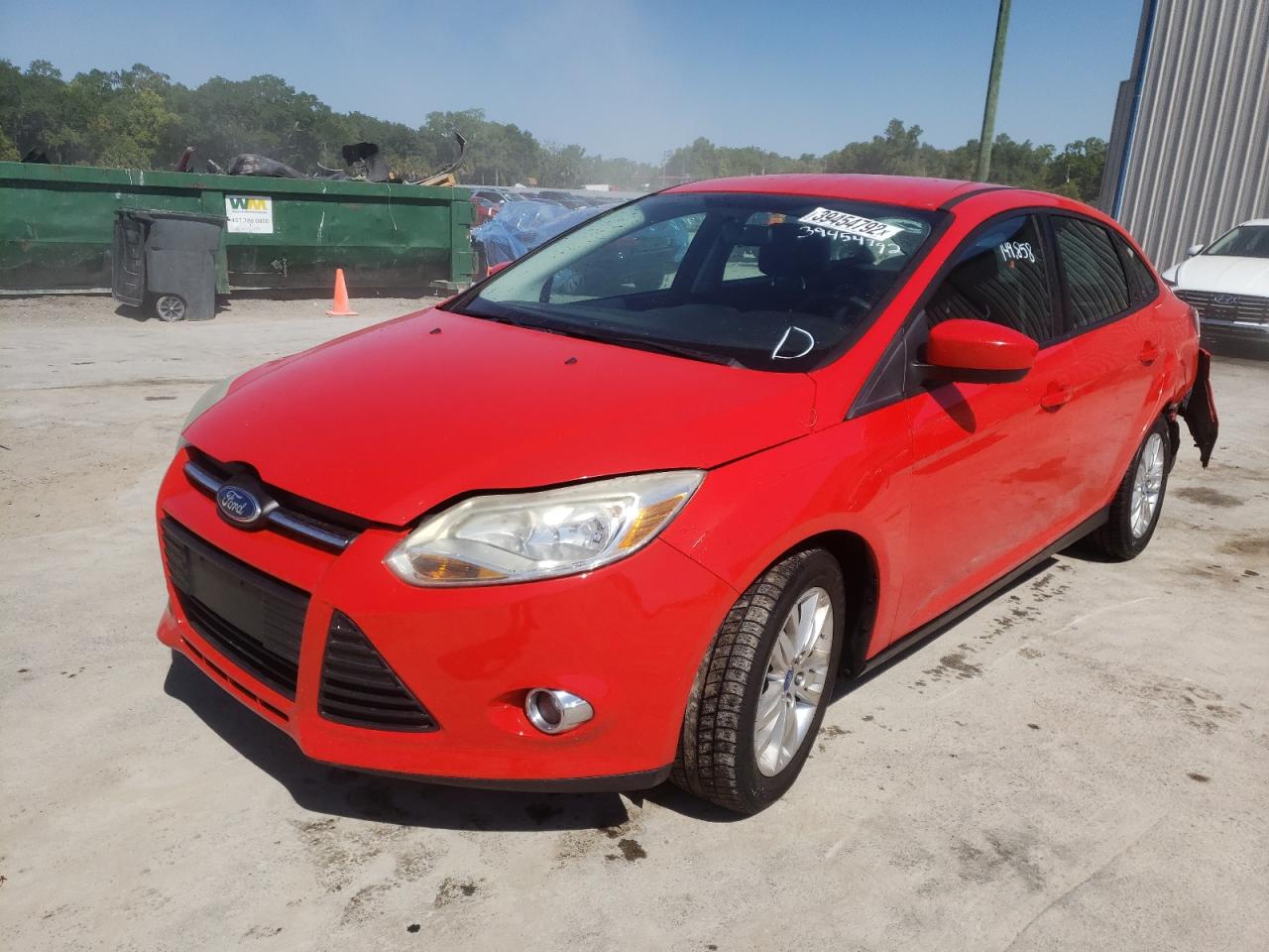 Photo 2 from auction – 2012 FORD FOCUS SE with VIN 1FAHP3F20CL145993