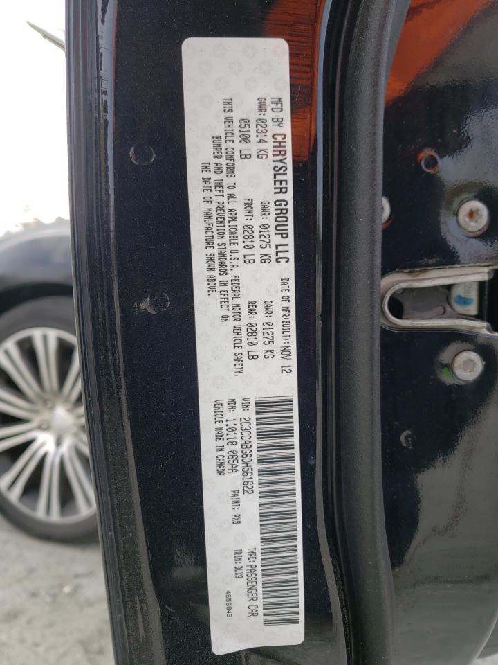 Photo 10 from auction – 2013 CHRYSLER 300 S with VIN 2C3CCABG6DH561622