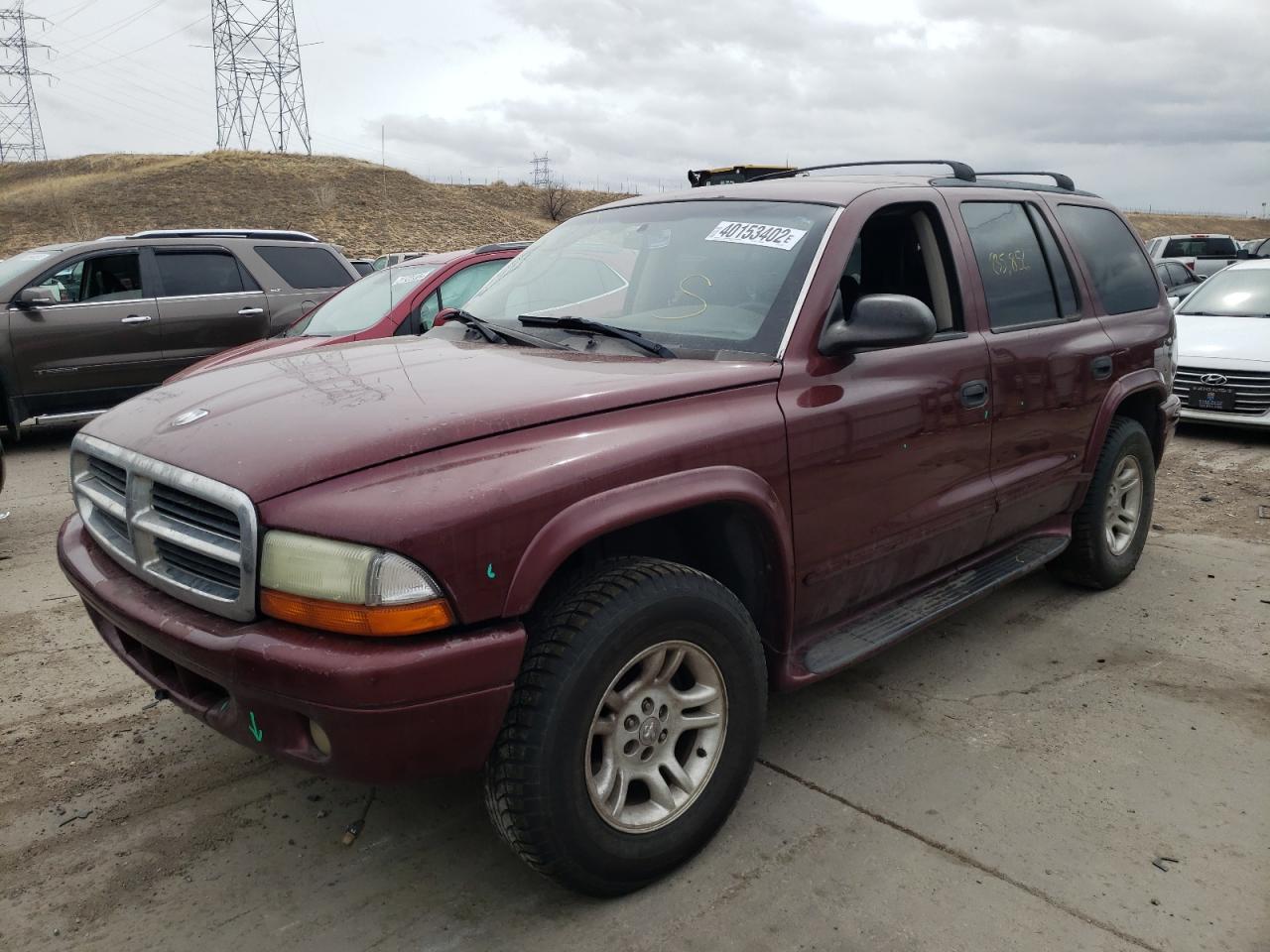 Photo 2 from auction – 2003 DODGE DURANGO SL with VIN 1D4HS48N63F524231