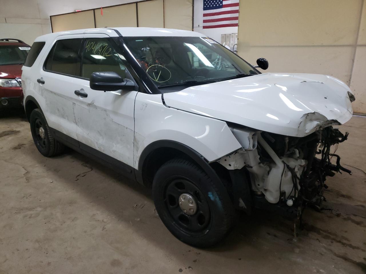 FORD EXPLORER P 2018 with VIN 1FM5K8AR9JGA04855 - Photo from auction