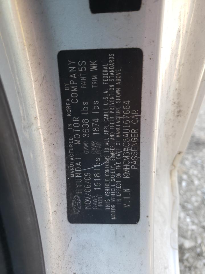 Photo 10 from auction – 2010 HYUNDAI ACCENT with VIN KMHCM3AC3AU167664