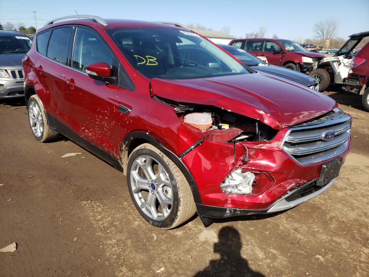 FORD ESCAPE TIT 2017 with VIN 1FMCU9J93HUD26121 - Photo from auction