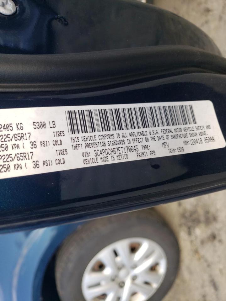 Photo 10 from auction – 2014 DODGE JOURNEY SE with VIN 3C4PDCAB7ET170645