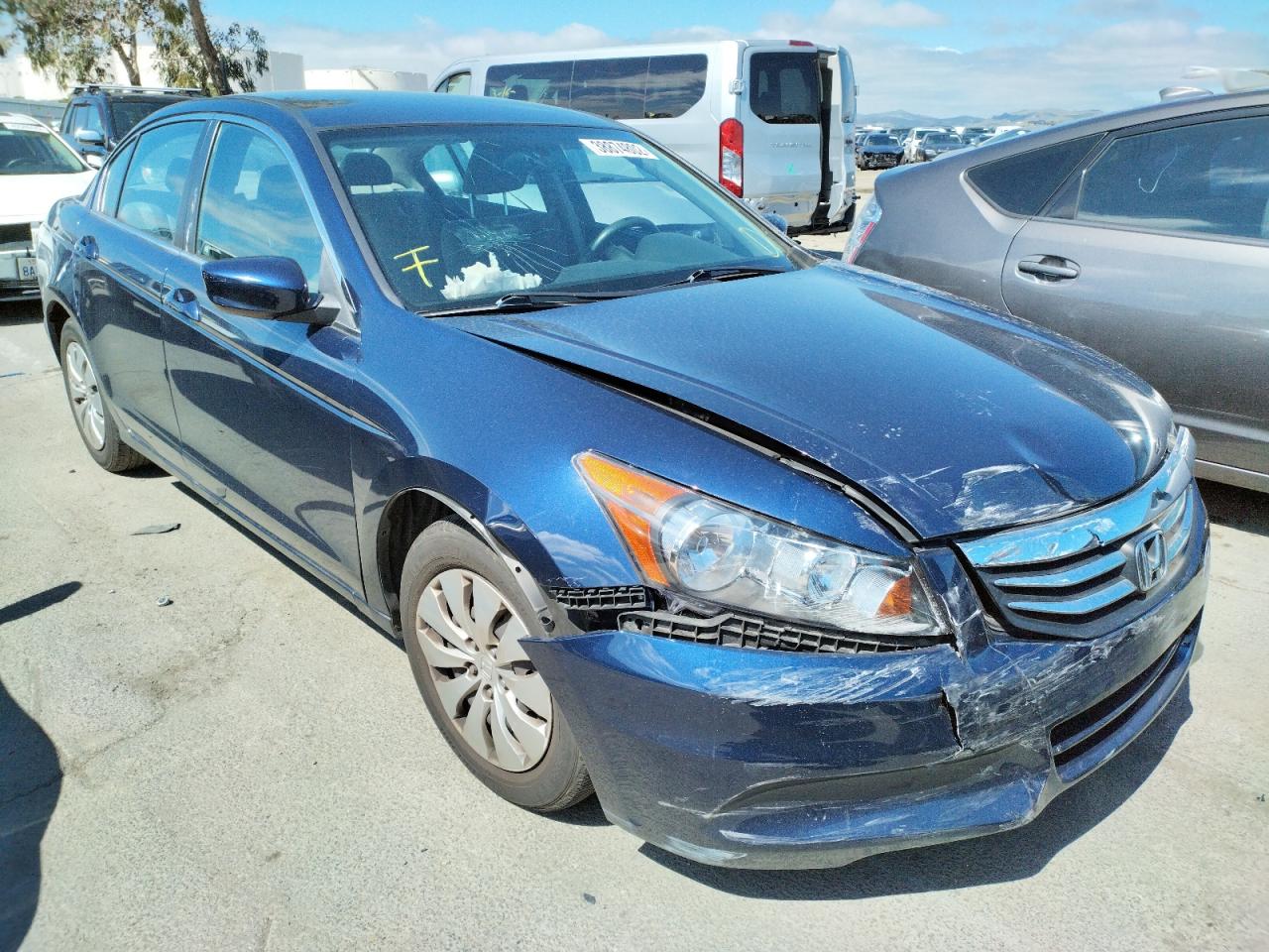 HONDA ACCORD LX 2012 with VIN 1HGCP2F30CA155928 - Photo from auction