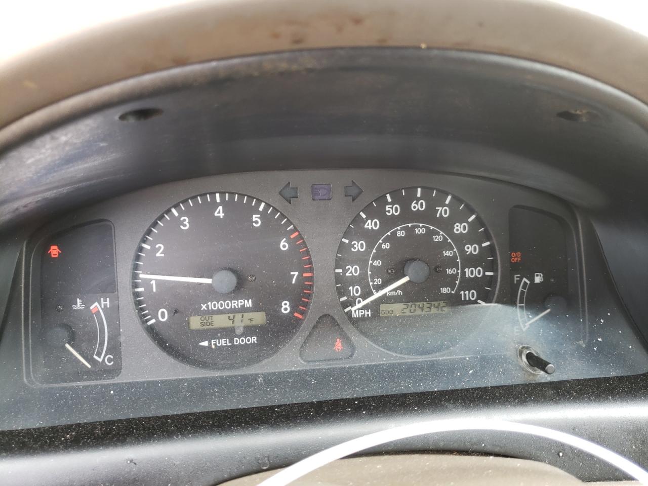 Photo 8 from auction – 1998 TOYOTA COROLLA VE with VIN 2T1BR18E8WC018734