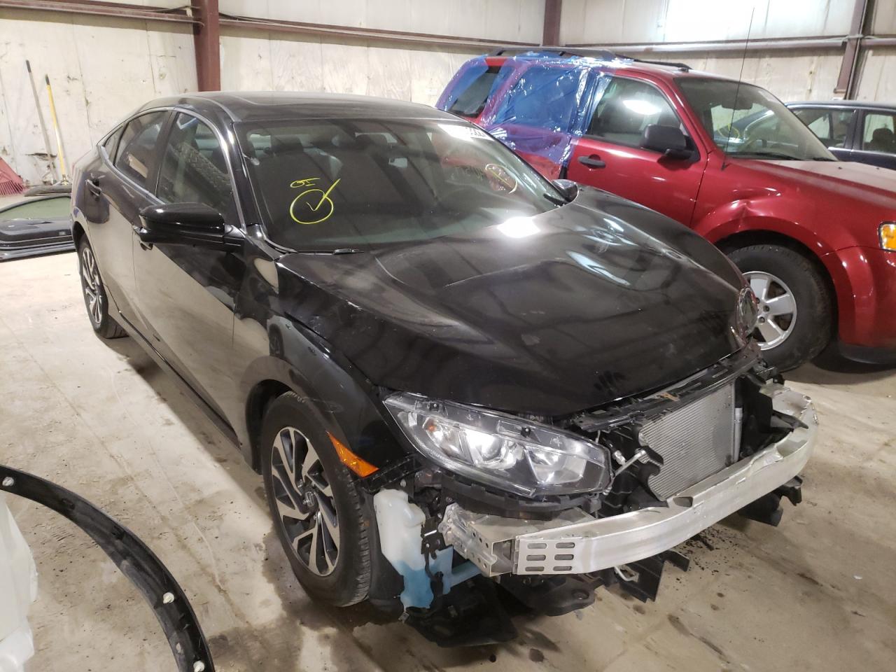 HONDA CIVIC EX 2018 with VIN 2HGFC2F75JH543540 - Photo from auction