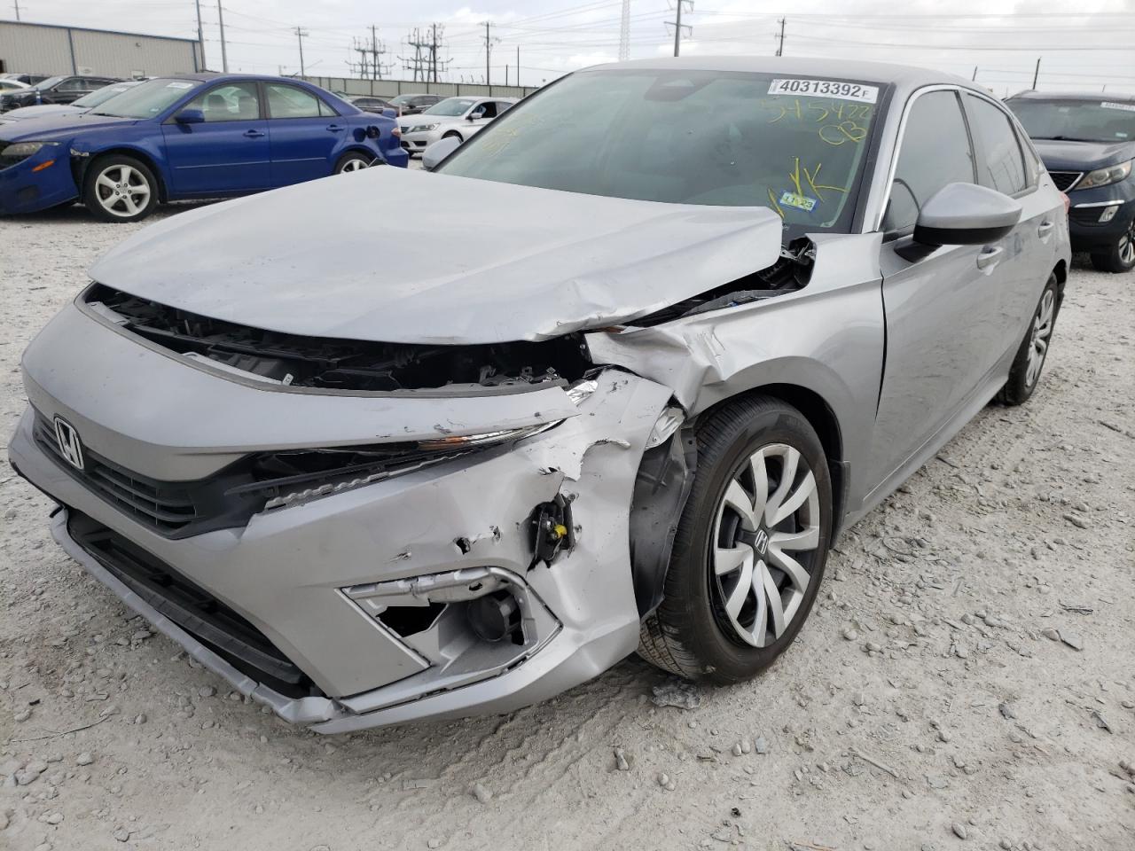 Photo 2 from auction – 2022 HONDA CIVIC with VIN 2HGFE2F23NH545422