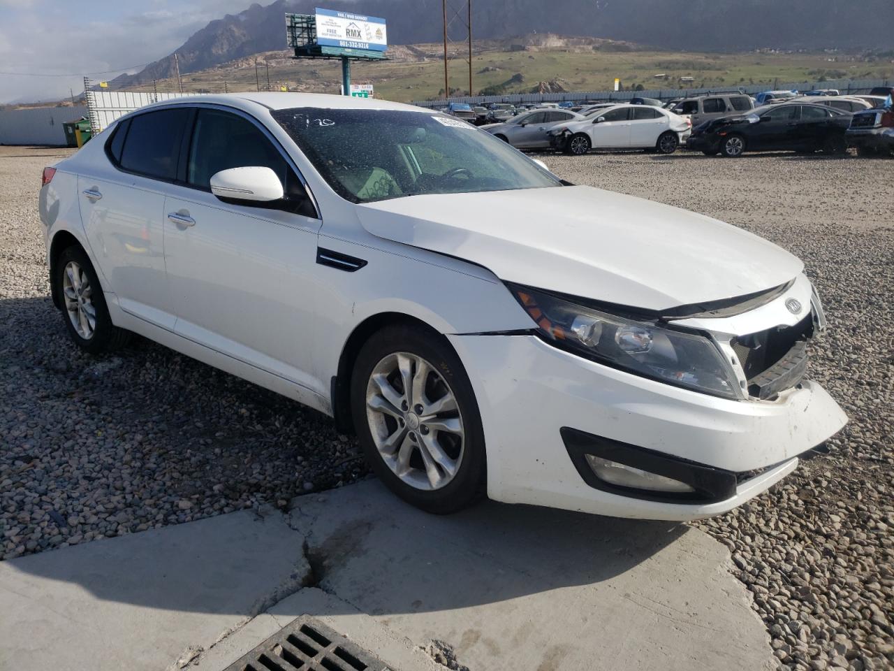 KIA OPTIMA EX 2012 with VIN 5XXGN4A70CG029827 - Photo from auction