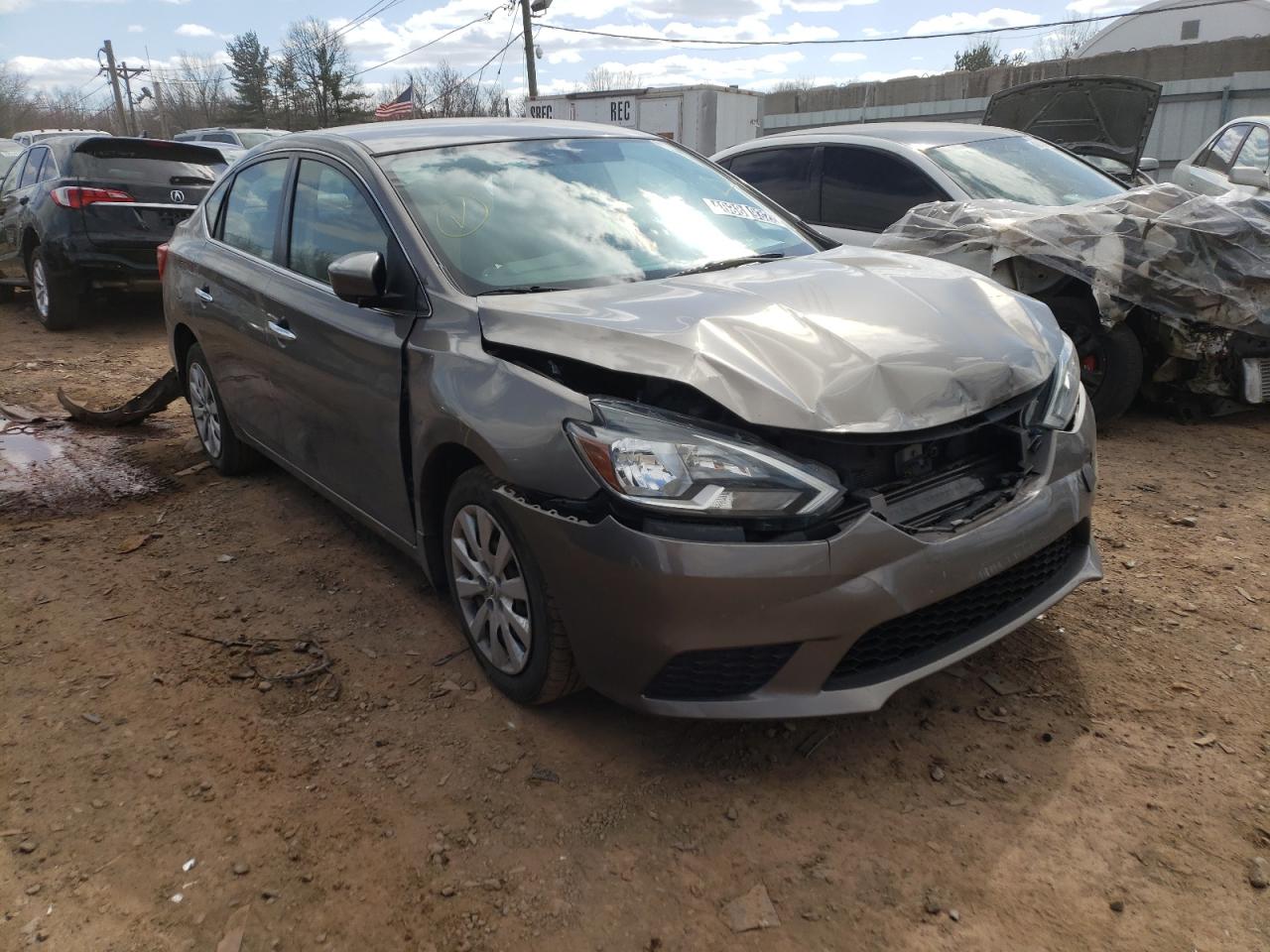 NISSAN SENTRA S 2016 with VIN 3N1AB7AP2GY326694 - Photo from auction
