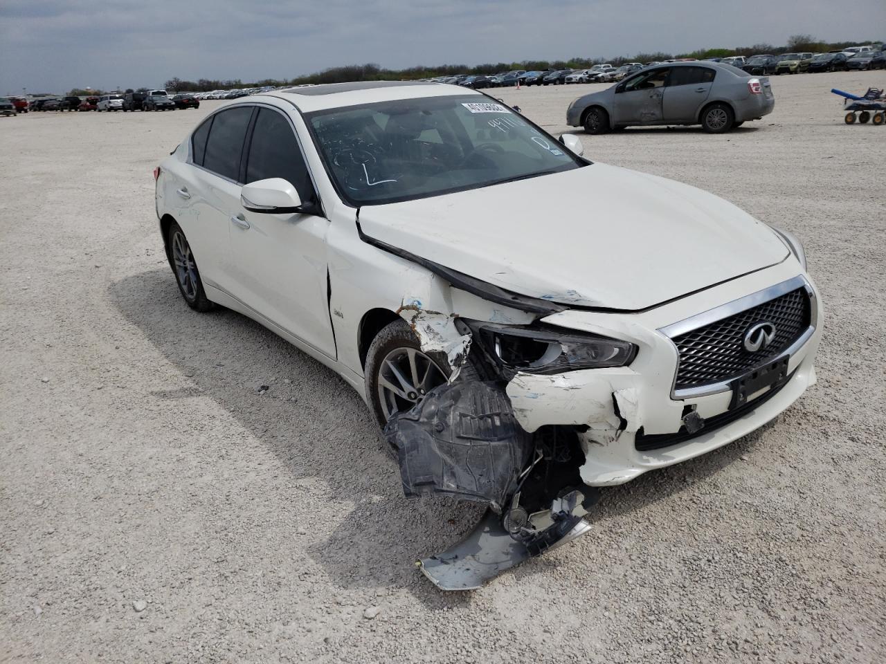 INFINITI Q50 PREMIU 2017 with VIN JN1EV7AP9HM739189 - Photo from auction
