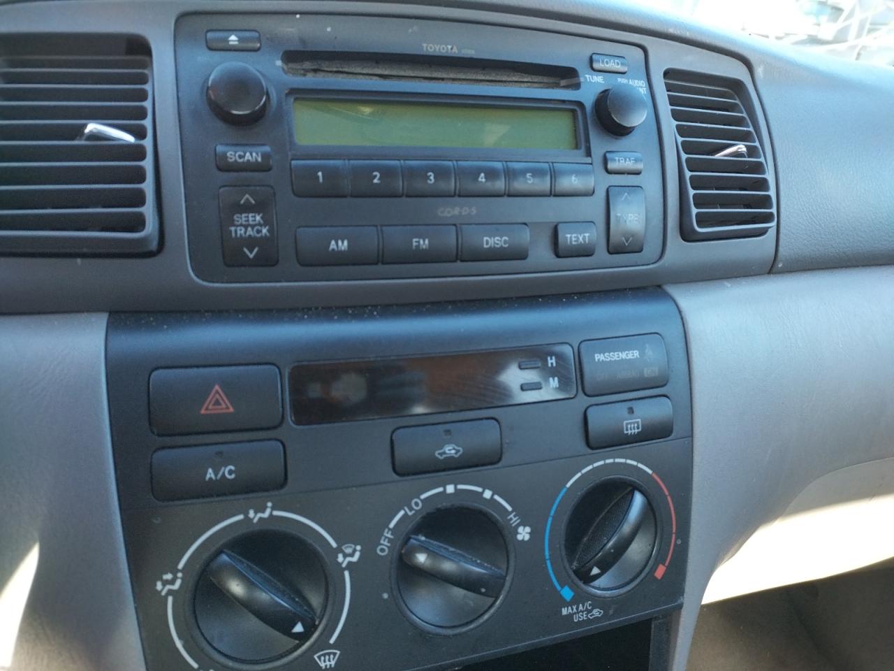 Photo 9 from auction – 2006 TOYOTA COROLLA with VIN 1NXBR32E66Z674210