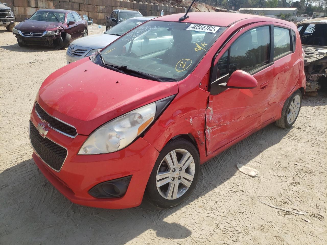 Фото 2 с аукциона – 2013 CHEVROLET SPARK 1LT с VIN KL8CD6S97DC547232