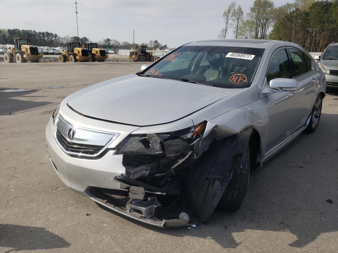 Photo 2 from auction – 2012 ACURA TL with VIN 19UUA8F74CA013982